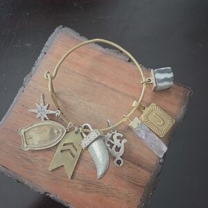 Charm Bracelet With Extra charms Added